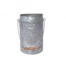 タゴールハンドルミルクカンS ハンドメイド 収納 インテリア雑貨 ディスプレイ おしゃれ シルバー