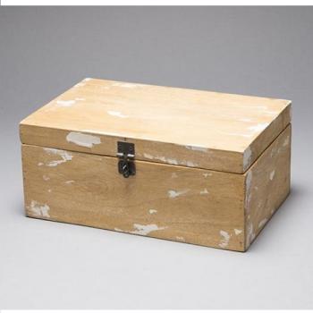 ボックス アンティーク調 収納ボックス コレクションケース ナチュラル 重ねる 木製 幅28
