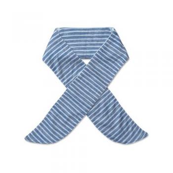 Suave Textile クールスカーフ ストライプブルー ナイロン 生活雑貨 幅96