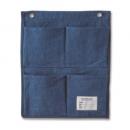 ウォールポケット インディゴ ブルー コットン 壁掛け 収納 おしゃれ カジュアル 幅33