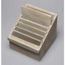 レターボックス 2個セット 収納ボックス ホワイト ナチュラル 木製 おしゃれ 幅16