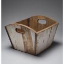 プランターボックス M アンティーク調 収納ボックス ナチュラル 木製 おしゃれ 幅38