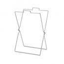 ワイヤーランドリーバッグホルダー スチール おしゃれ カジュアル 高さ62