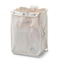 ランドリーバッグ ナチュラル コットン 洗濯籠 ラミネート加工 おしゃれ カジュアル 高さ57