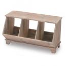 キューブシェルフ S ナチュラル ブラウン 収納ケース 木製 ツールボックス 高さ38