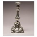 キャンドルスタンド シングル アンティーク調 シルバー ゴージャス おしゃれ ディスプレイ 高さ32