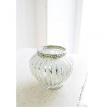 フラワーベース シルバー ガラス インテリア 花瓶 通販