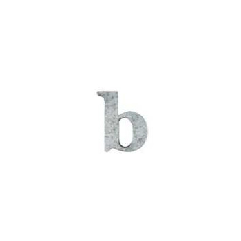 ブリキアルファベット小文字b(2個セット)インテリア イニシャル ディスプレイ エンブレム