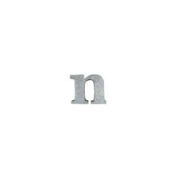 ブリキアルファベット小文字n(2個セット)インテリア イニシャル ディスプレイ エンブレム