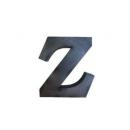 ブリキアルファベットオブジェZ インテリア イニシャル ディスプレイ エンブレム プレート