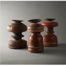 キャンドルスタンド アクセサリースタンド アンティーク調 木製 おしゃれ ディスプレイ 高さ14