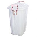 ダストボックスおしゃれな ゴミ箱 ホワイト ペールカラー エコ 大容量 取っ手が持ちやすい