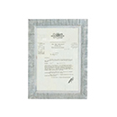 カローレフォトフレームG 木製アンティーク シャビーグレー L版写真 卓上 ディスプレイ