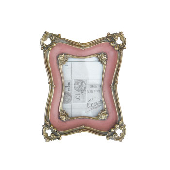 リエフォトフレームD-Sサイズ ピンク ゴールド アンティーク ゴージャス 可愛いおしゃれ