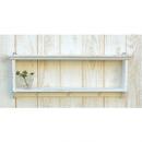 ウォールラック 木製 ディスプレイ棚 アンティーク 北欧 ナチュラル シャビーホワイト 白 壁掛け