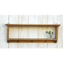 ウォールラック 木製 ディスプレイ棚 アンティーク 北欧 ナチュラルブラウン 壁掛け