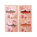 タイルコースター フィッシュ01 魚 アンティーク シャビー北欧 おしゃれディスプレイ4枚セット