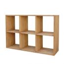 キュービックラック 6ボックス 木製 棚 ディスプレイ アンティーク 北欧 ナチュラル 壁掛け