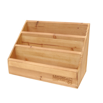 ウッド レターケース マガジンラック ナチュラル デスク インテリア ディスプレイ アンティーク北欧