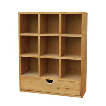 3段 シェルフ ラック 棚 ボックス 引き出し 木製 北欧 ナチュラル インテリア ディスプレイ