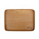 ブラウンノルディックトレー 北欧 木製 おしゃれ シンプル おしゃれ ロゴ 自然な木のぬくもり L