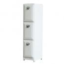 TRIDECKER IVORY ダストボックス 3段 ごみ箱 おしゃれ アイボリー シンプル