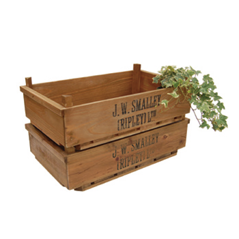 木製　カントリーボックス　J.W. SMALLEY 木箱