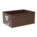 D.M.S ''GARAGE'' 16L BROWN 収納 ケース おしゃれ インダストリアル 整理