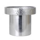 METAL POT COVER L SILVER ホルダー ゴージャス アルミニウム 高さ22