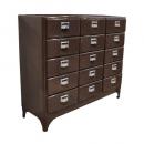 3 COLUMNS BY 5 DRAWERS BROWN シンプル おしゃれ ブラウン 幅115