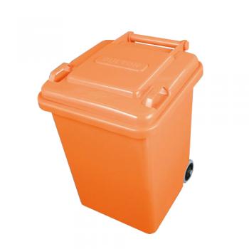 PLASTIC TRASH CAN 18L ORANGE ダストボックス ごみ箱 オシャレ 高さ40