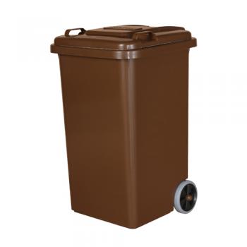 PLASTIC TRASH CAN 65L BROWN ダストボックス ごみ箱 高さ68