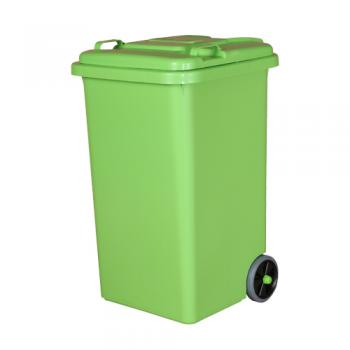 PLASTIC TRASH CAN 65L L.GREEN ダストボックス ごみ箱 高さ68