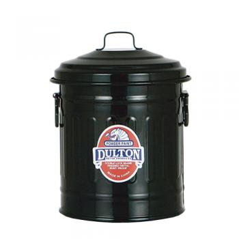 BABY GARBAGE CAN BLACK ダストボックス ゴミ箱 オシャレ 缶 ポップ 直径12