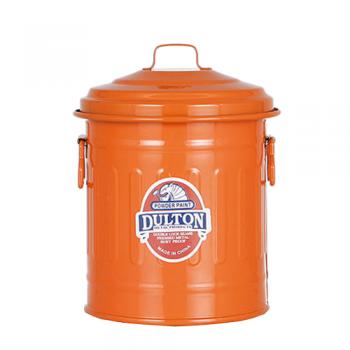 BABY GARBAGE CAN ORANG ダストボックス ゴミ箱 オシャレ 缶 ポップ 直径12