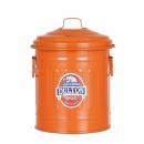 BABY GARBAGE CAN ORANG ダストボックス ゴミ箱 オシャレ 缶 ポップ 直径12