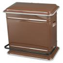 STEP CAN DUAL BUCKET BRW ダストボックス ゴミ箱 オシャレ 高さ42.5