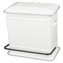 STEP CAN DUAL BUCKET IVORY ダストボックス ゴミ箱 オシャレ 高さ42.5