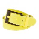 EAGER BEAVER BELT YELLOW ベルト カラフル カジュアル オシャレ 高さ117