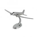 DC-3 PLANE L シルバー 飛行機モチーフ アルミニウム オシャレ かっこいい 高さ21.5