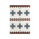 ラグ カーペット アメカジ ビンテージ ポリエステル Lサイズ ホワイト