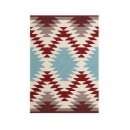 ラグ カーペット アメカジ ビンテージ アクセント ポリエステル Mサイズ ブラウン