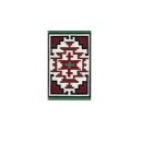 ラグ カーペット アメリカン ビンテージ アクセント ポリエステル Sサイズ グリーン