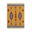 ラグ カーペット インテリア ビンテージ ポリエステル Lサイズ オレンジ