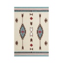 ラグ カーペット インテリア ビンテージ ポリエステル Lサイズ クリーム