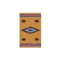 ラグ カーペット インテリア ビンテージ ポリエステル Sサイズ オレンジ