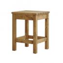 アロエ スツール NA ナチュラル ウッド 木製 シンプル 北欧 サイドテーブル スクエア 椅子
