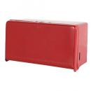 TISSUE DISPENSER RED ティッシュケース スチール かっこいい 幅26