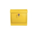 メールボックス ポスト郵便受け レトロ アメリカン イエロー カギ 高さ40