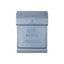 メールボックス ポスト郵便受け 新聞 アメリカン シルバー 高さ38